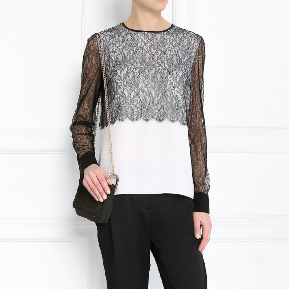 MICHAEL KORS COLLECTION SILK TOP